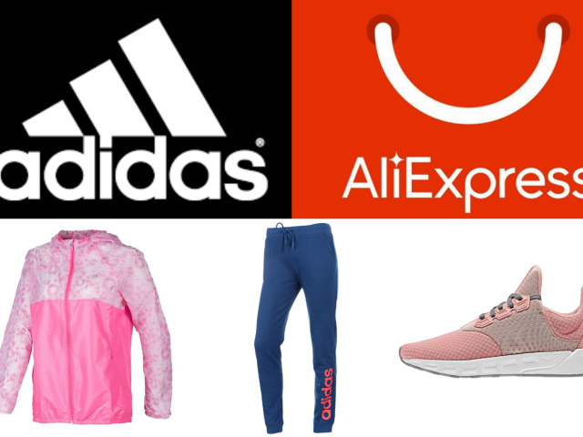 Ženska oblačila in čevlji Adidas za Aliexpress: Kako videti? Kako kupiti v ženskih jopičih, jopicah, trenirjih, hlačah, gamašeh, supergah, trenirkih, kratkih oblekah, klobukih, nogavicah, originalih in kopijah?