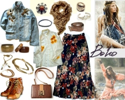 Boho style with your own hands for full: patterns of skirts, dresses, sundresses, tunics, trousers, blouses, cardigan
