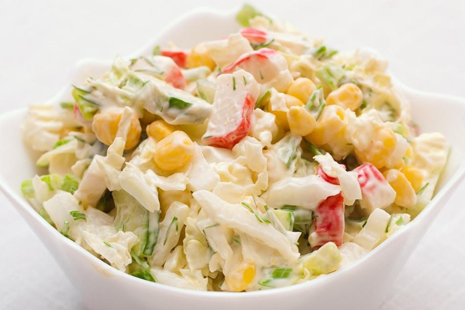 Criacable Salate avec Pekinskaya Kaust