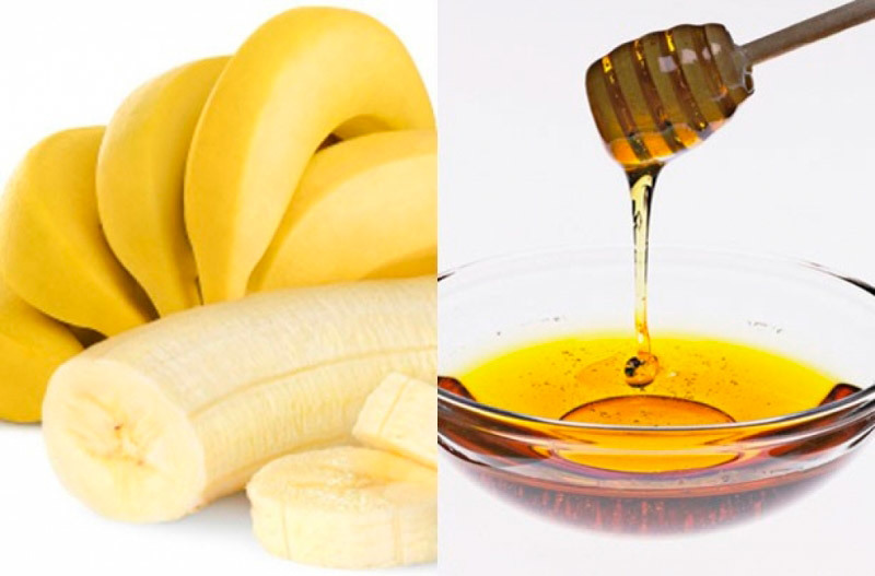 Банан с медом