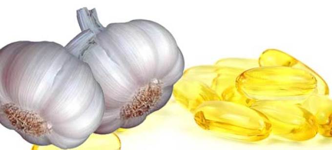 Garlic efficiency in capsules for worms