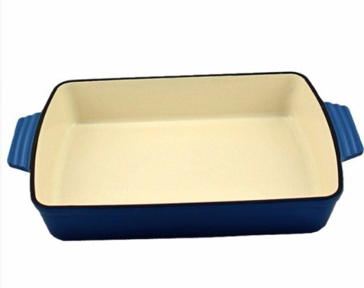 Enameled baking sheet