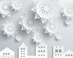 DIY térfogatú hópelyhek: Step -by -lépés utasítások, fotó. Hogyan készítsünk egy kötet hópehely 3D -t az új évre a papírból?