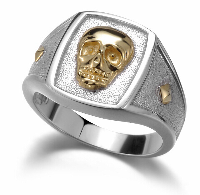 Женские и мужские серебряные кольца с золотыми вставками на алиэкспресс