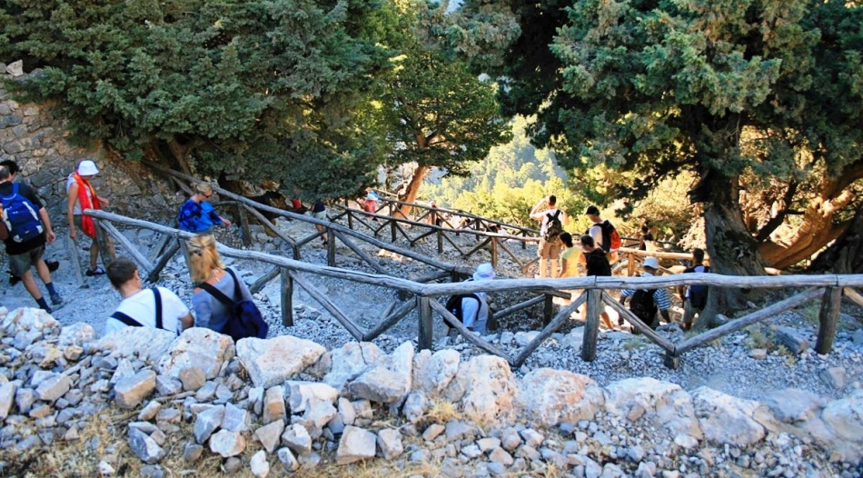 Samaria Gorge, O. Krit, Grèce