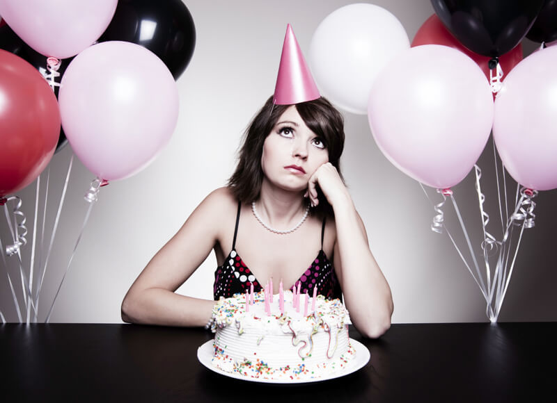 Ha korábban ünnepel, akkor maga a születésnapján lehet depressziója