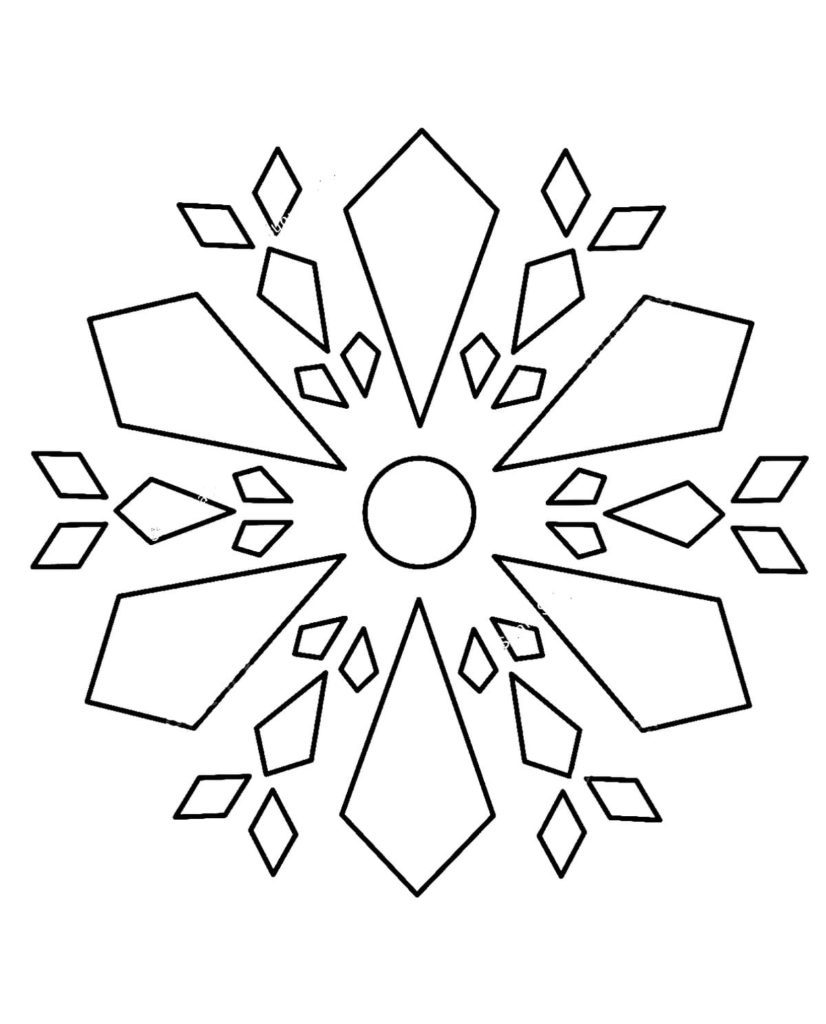Snowflakes for cutting