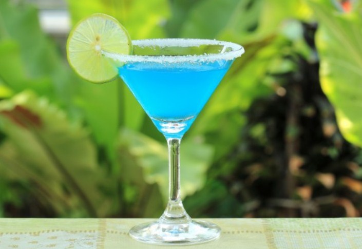 Unusual cocktail color