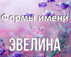 Име на женското име на Евелина: Опции за име. Какво можете да наречете Евелин по различен начин?