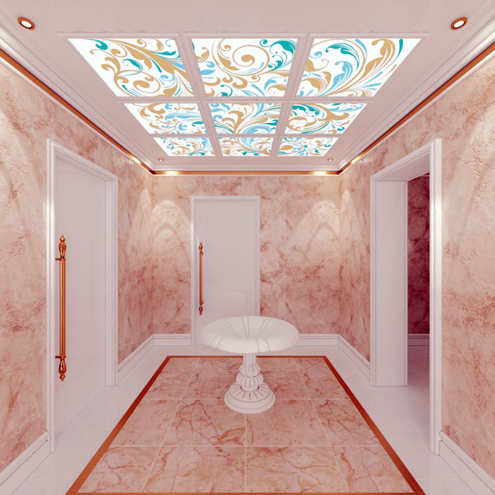 The famous Venetian decorative plaster with the effect of marble