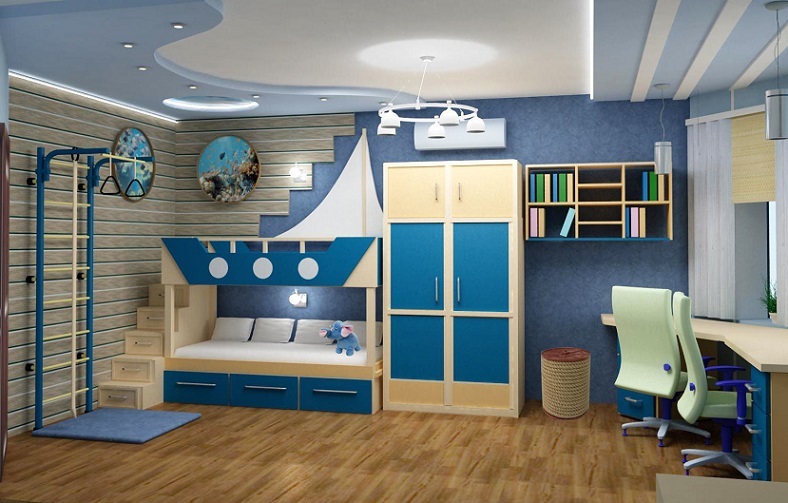 Оформление детской комнаты для мальчика: идеи