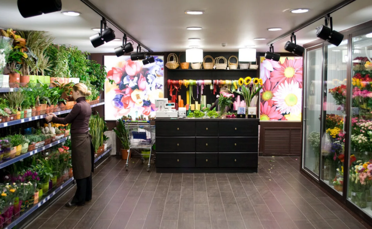 Открытие салона, студии флористики и декора по продаже букетов цветов