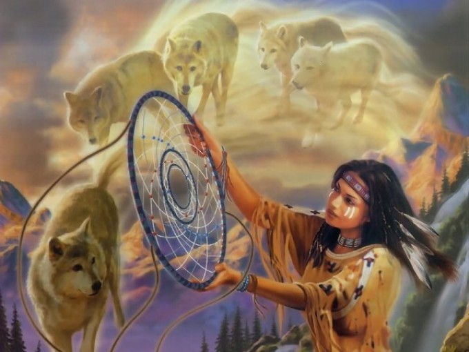 Az álmok az észak -amerikai indiánok amulettje.