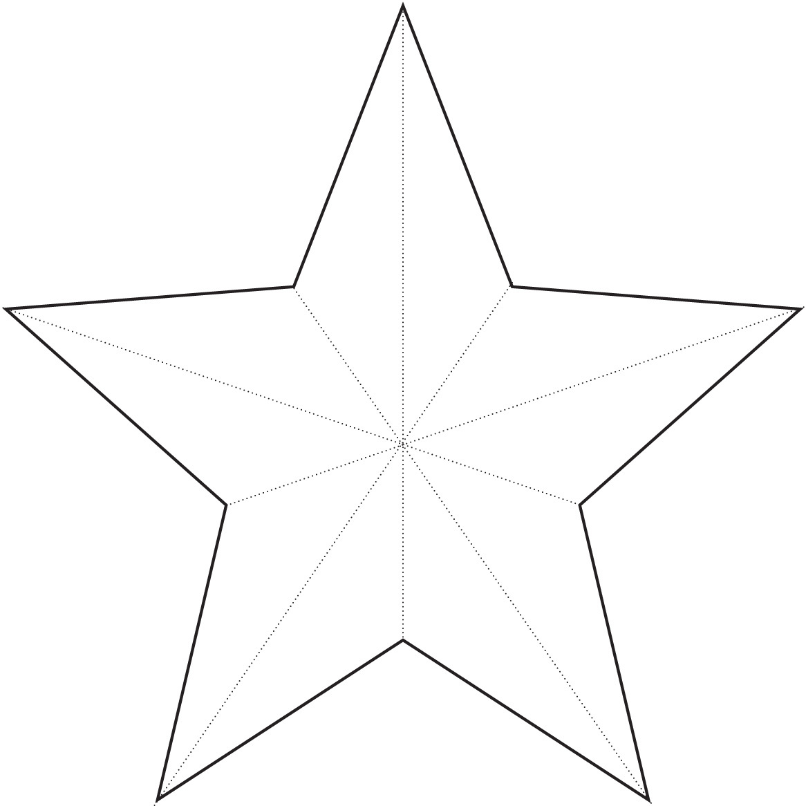 Plantilla de estrella