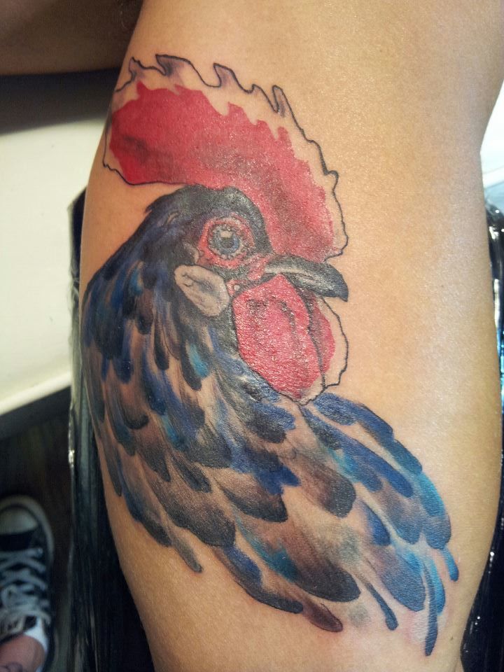 The rooster-tattoo in the zone is a bad sign