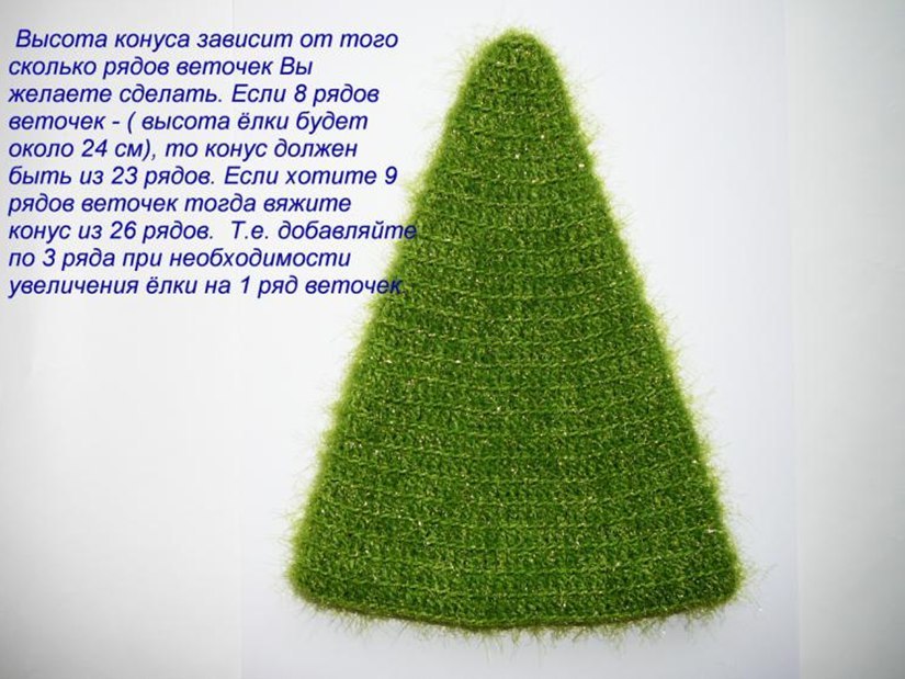 Arbre de Noël au crochet