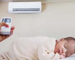 AC dan bayi baru lahir: Aturan utama