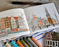 How to make a sketchbook with your own hands, how to arrange, how to lead: ideas, drawings for sketchbook sketches. How to order and buy a sketchbook for Aliexpress for markers, for those who love cats, dogs, black, Harry Potter?