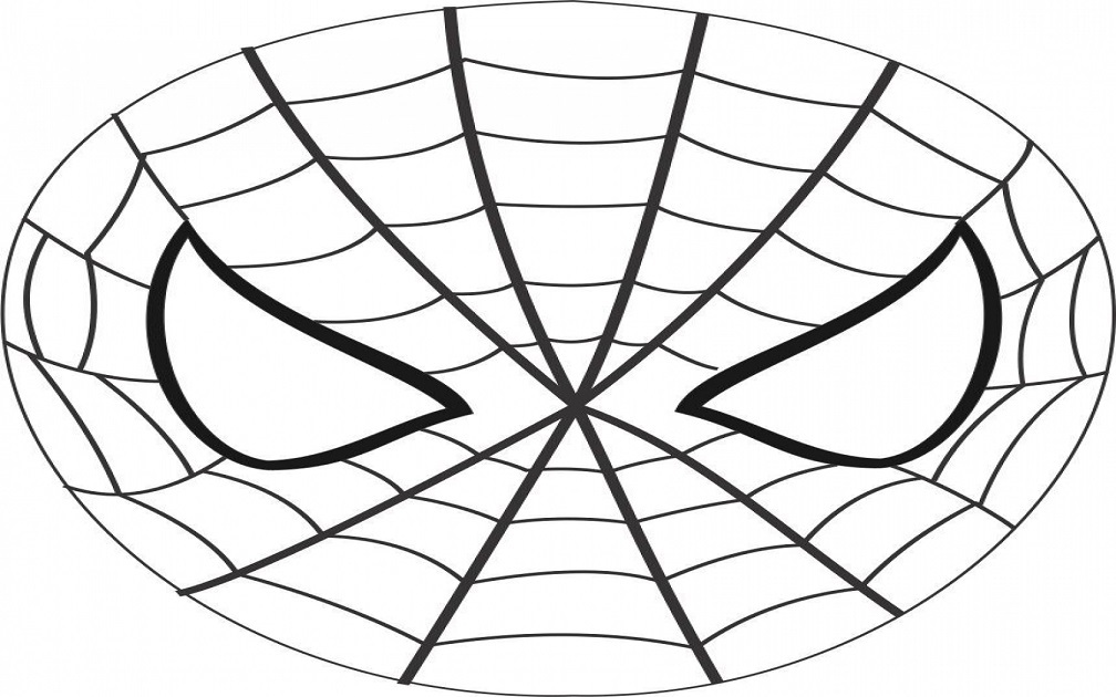 Predložak maske Skidu-Spider-to Spider Mask za ispis