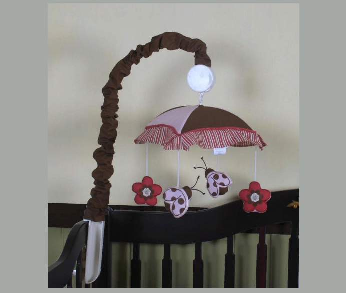 Мобиль для детской кроватки из старого зонта