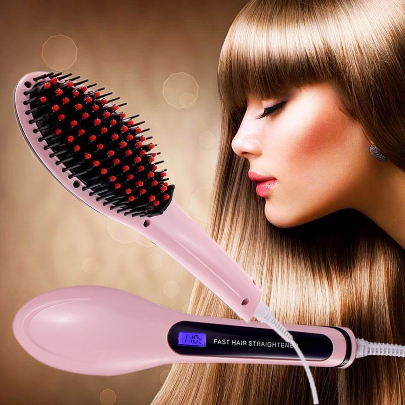 Автоматическая расческа-выпрямитель для волос будет полезным подарком для девушки