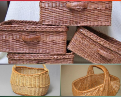 Košare za tkanje iz časopisnih cevi: vzorci, diagrami, opis, mojstrski razred, fotografija