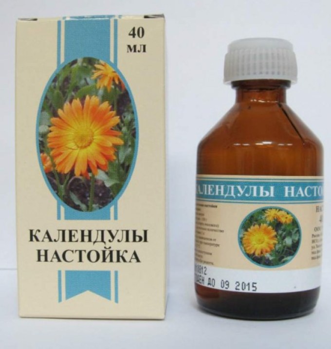 A remedy for a suction on the neck: tincture of calendula.