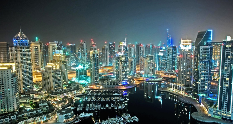 Dubai Marina district, UAE