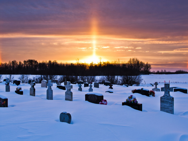 Este posibil să mergi la cimitir iarna: semne