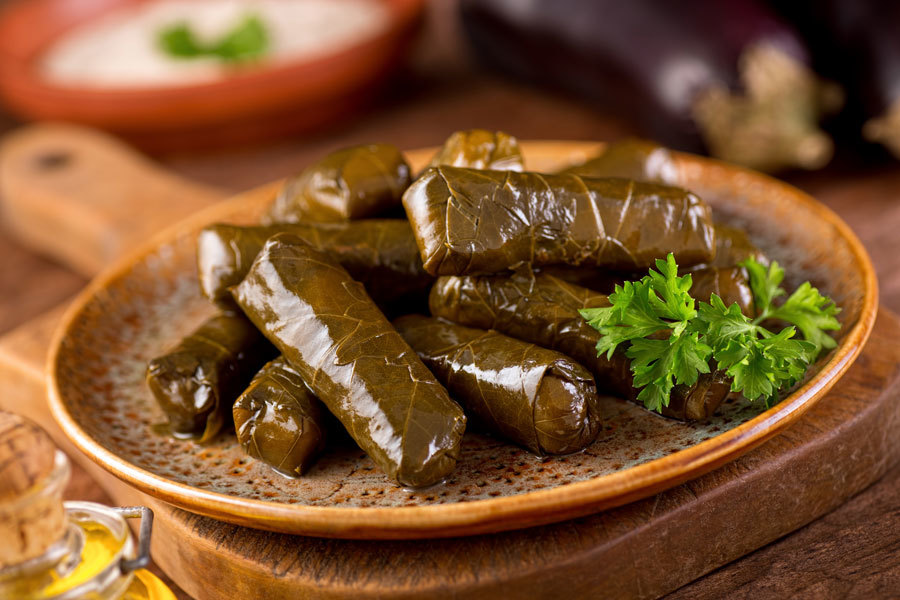 Persiapan dolma yang sederhana