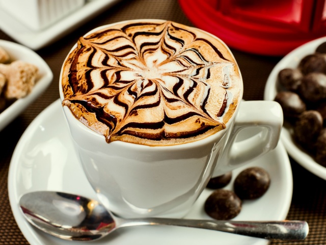 Kopi Latte: Jenis, Resep Terbaik. Bagaimana cara minum kopi latte dengan benar, di gelas mana untuk disajikan? Cara memasak latte es, latte machato, dengan es krim, kayu manis, sirup, labu pedas, jahe, karamel, keju, pisang: resep