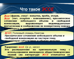 Ποια είναι η διαφορά μεταξύ ενός δοκίμιου από ένα μήνυμα και άλλων ειδών: αναφορά, ιστορία, αναθεώρηση, δοκίμιο και άλλα. Χαρακτηριστικά χαρακτηριστικά του δοκίμιου: Λίστα