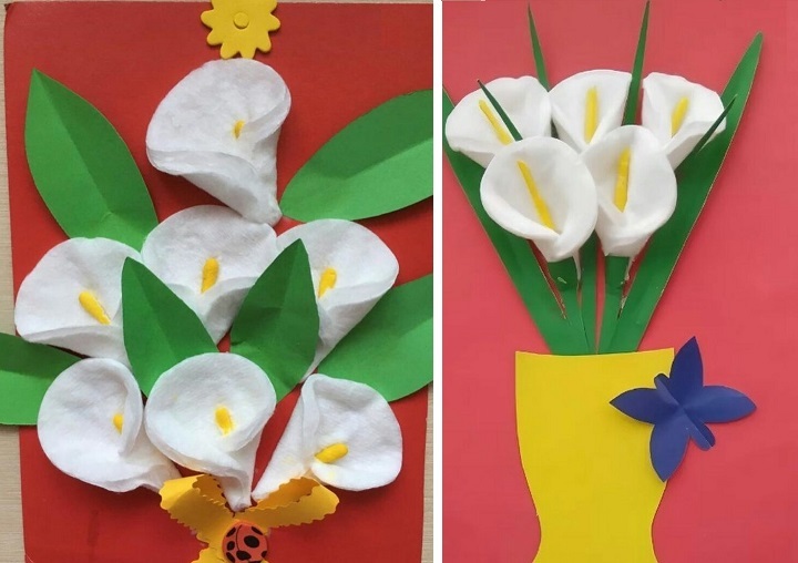 Application of Calla flowers