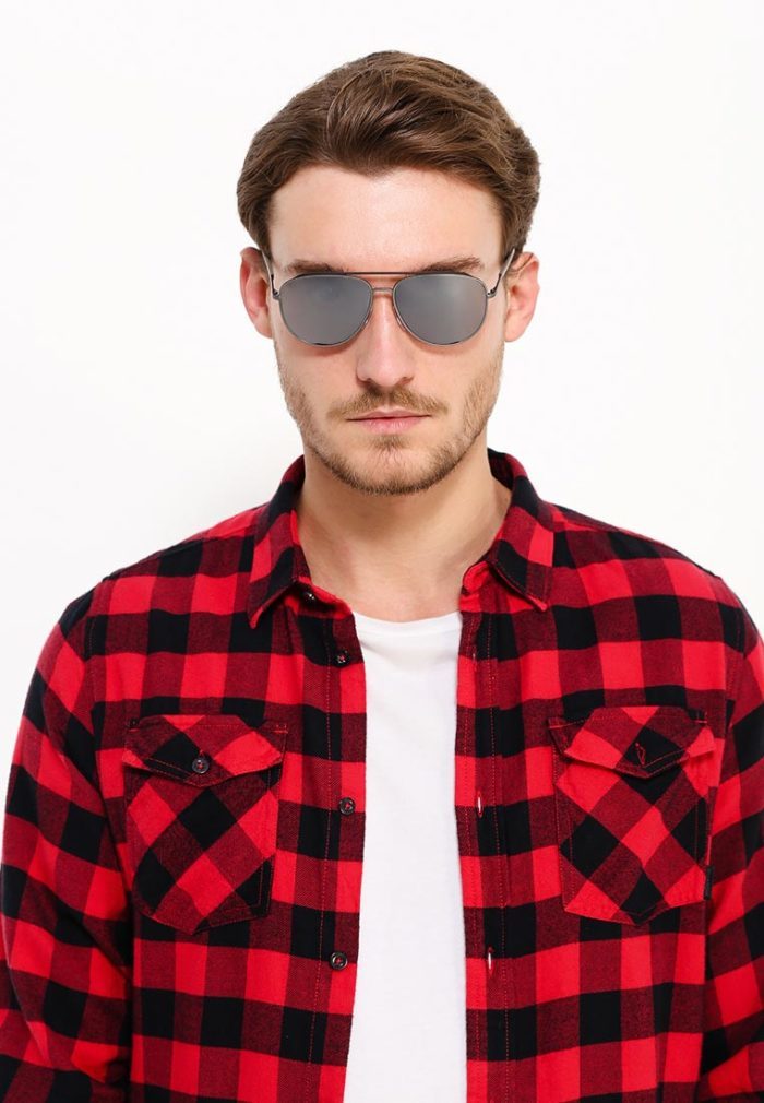 Солнцезащитные очки-авиаторы премиум-бренда prada linea rossa
