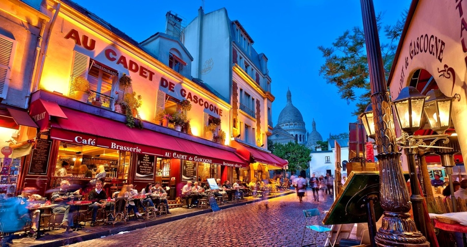 Монмартр, париж. франция