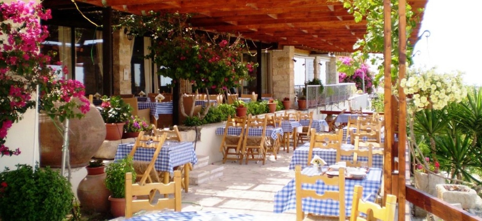 Ulična kavarna na Cipru