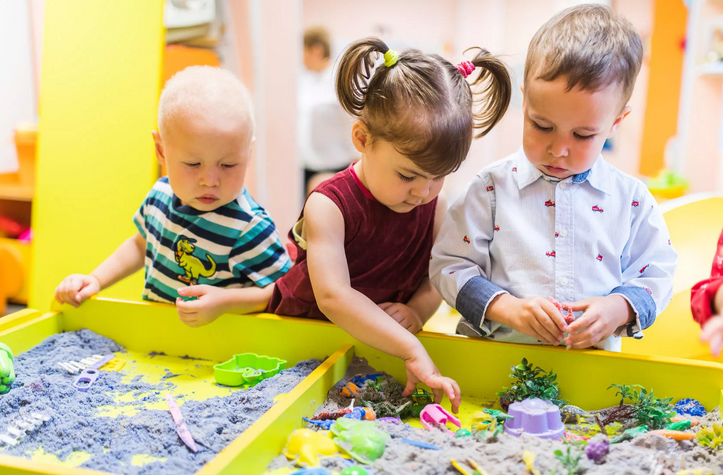 Jardin d'enfants, enfants