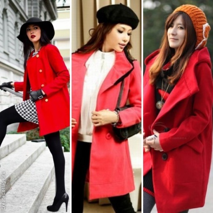 Какого цвета шапка подойдет к красному пальто