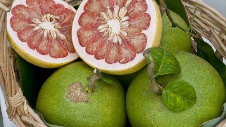 Välsmakande pomelo