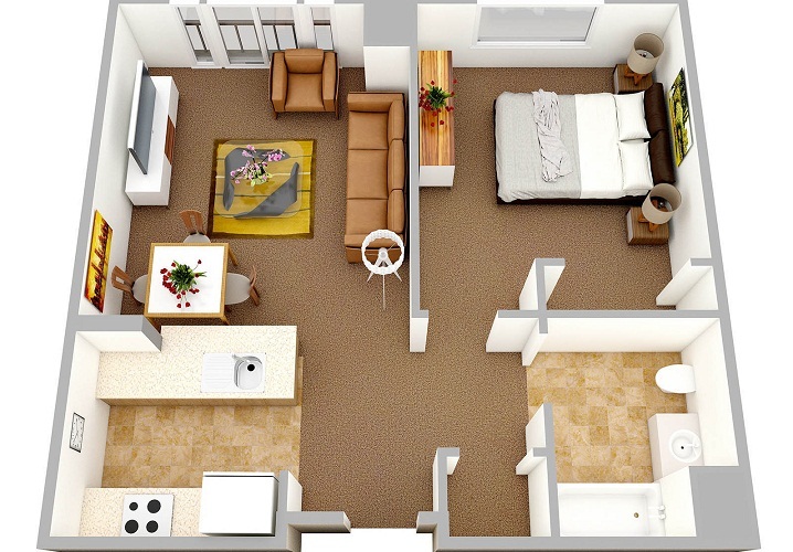 Za vsako popravilo in vsako sobo so potrebni izračuni območja in prostornine prostora