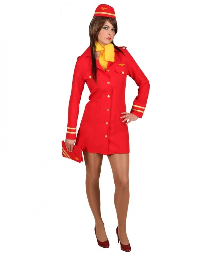 A scarf under the shape of a stewardess