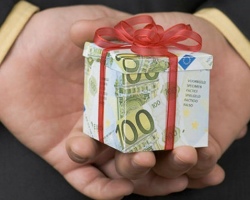 Kann oder nicht Geld für einen Geburtstag, den 8. März, dem Chef zum Geburtstag geben oder nicht? Warum ist es unmöglich, Kindern, Pädagogen und Lehrern Geld zu geben? Geld geben: Zeichen