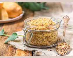 Apa perbedaan antara bahasa Prancis, Dijon, Bavaria, granular, mustard putih dari Rusia biasa, lobak, Basabi: foto. Apa mustard bisa terbuat dari bubuk mustard: resep