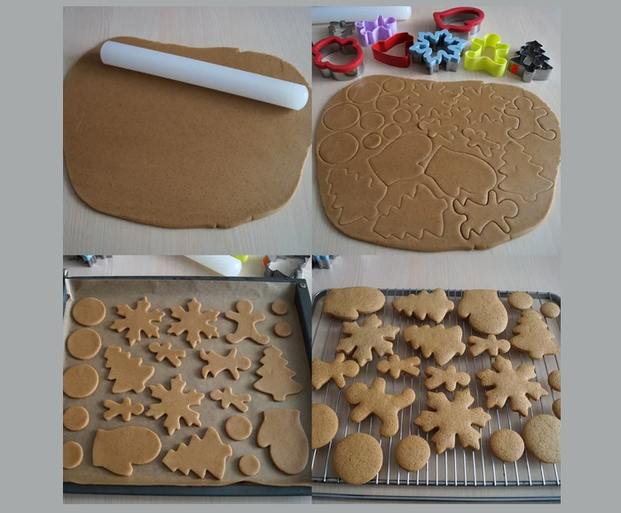 Приготовление имбирного печенья