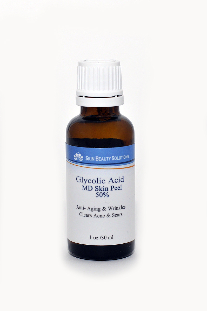 Glycolic acid for peeling is sold in bubbles
