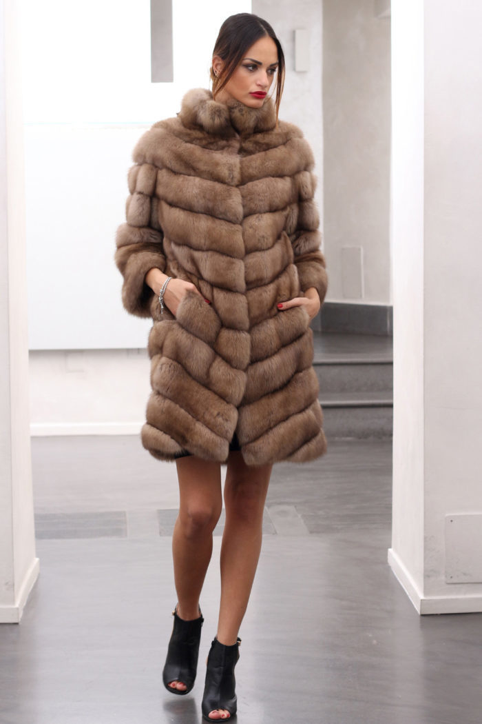 Sobol fur coat
