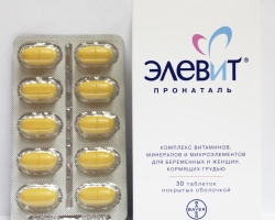 Vitamins Elevit Pronatal - composition, application, use during pregnancy