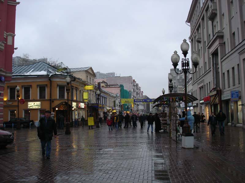 The attraction of Moscow - Arbat