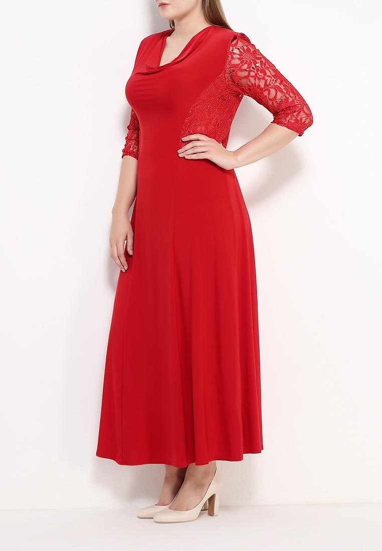 Κόκκινο φόρεμα από τη Λίνα