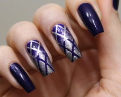 Nail design autumn is winter. Fashionable drawings on nails, fashionable varnishes (85 photos)